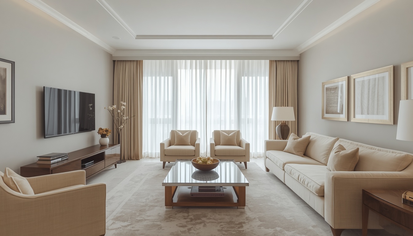 Clean living room